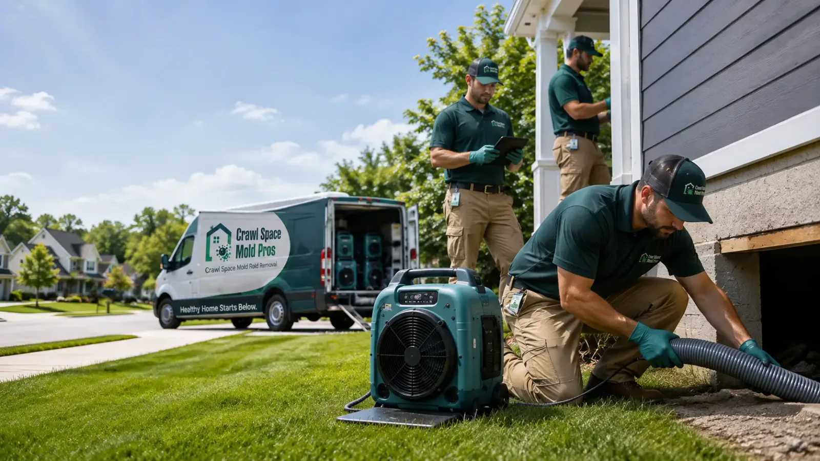 Crawl Space Mold Removal in Gulliver, MI